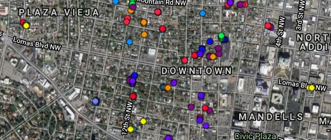 Downtown Tree Map