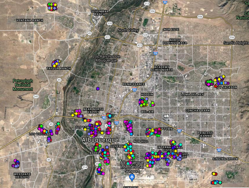Albuquerque Tree Plotter Spring 2021