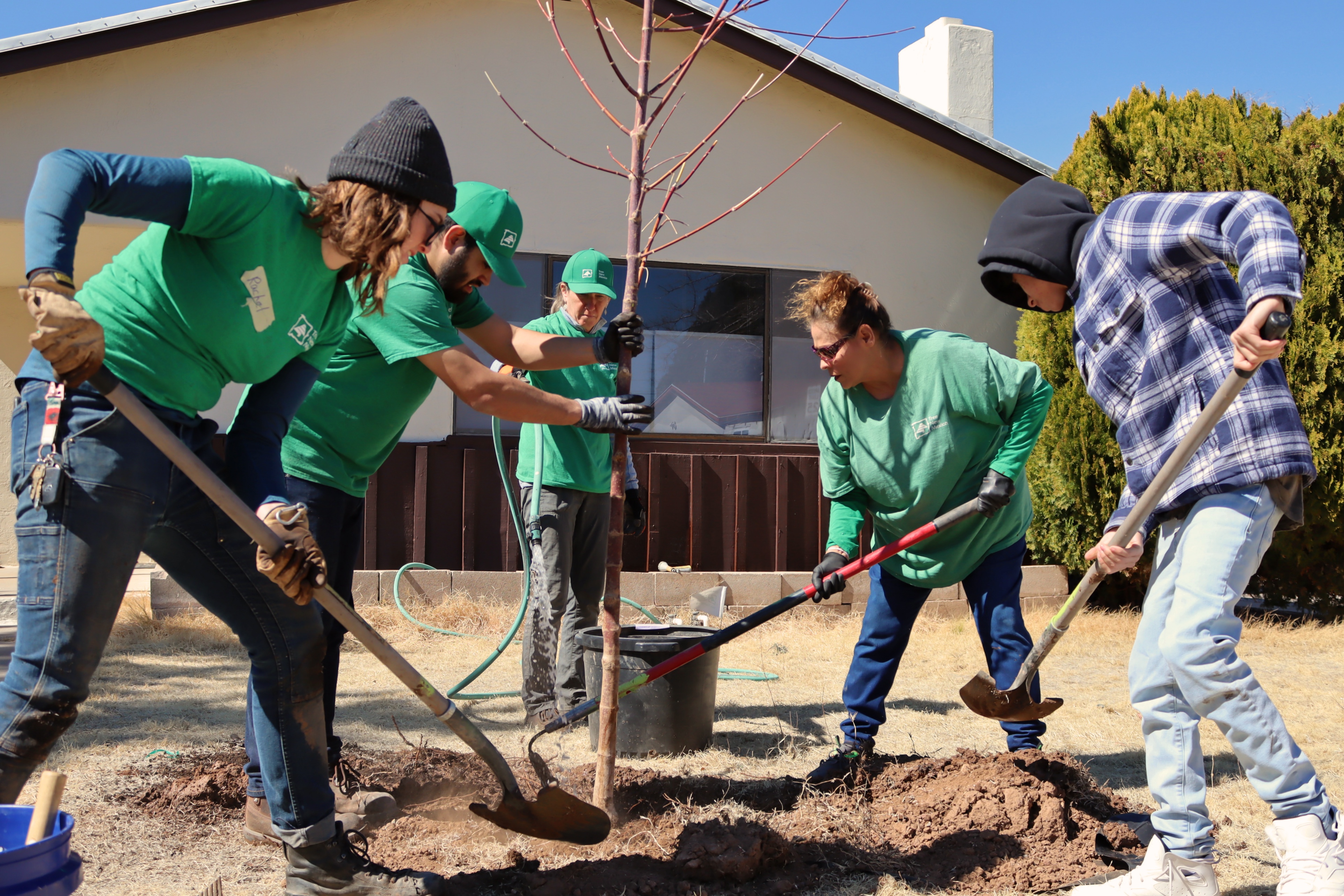 NM NeighborWoods Socorro Tree Planting