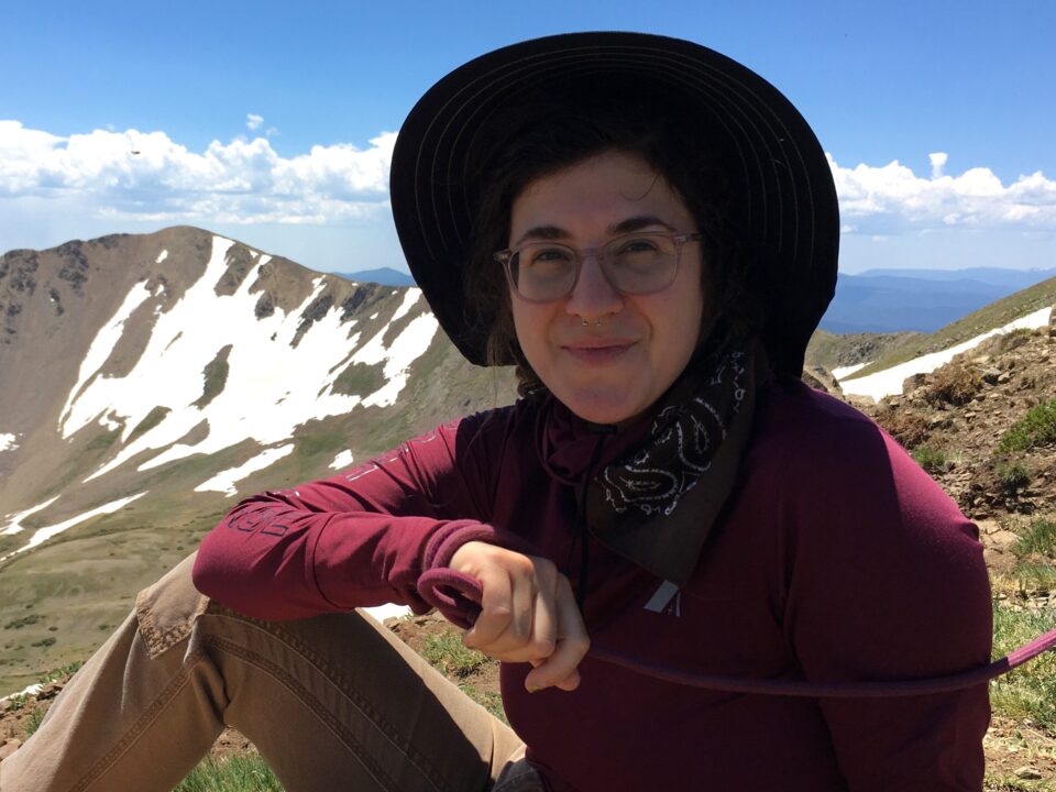 erin on a mountain top