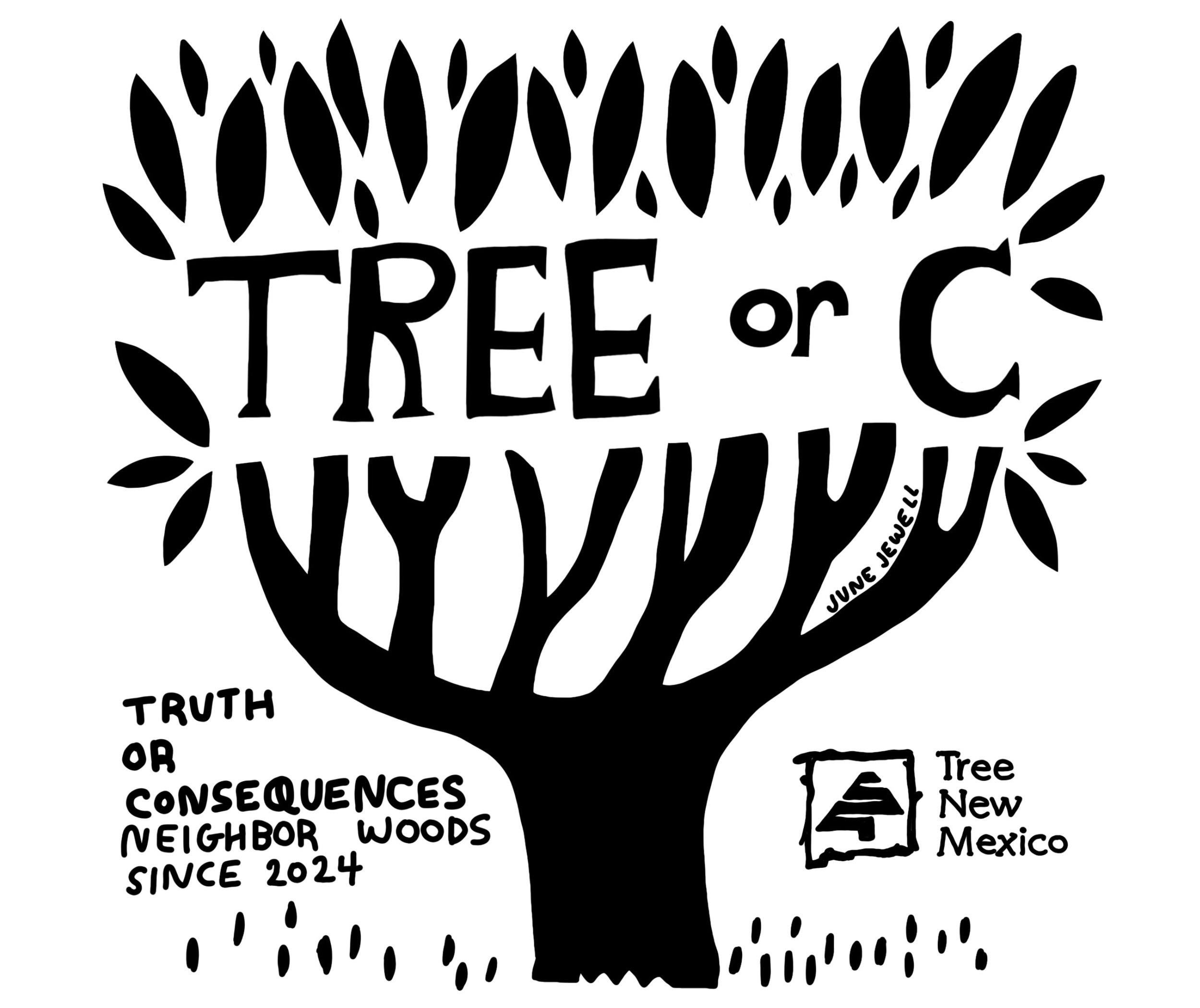 Tree or C: Truth or Consequences Neighborwoods planting with Tree New Mexico